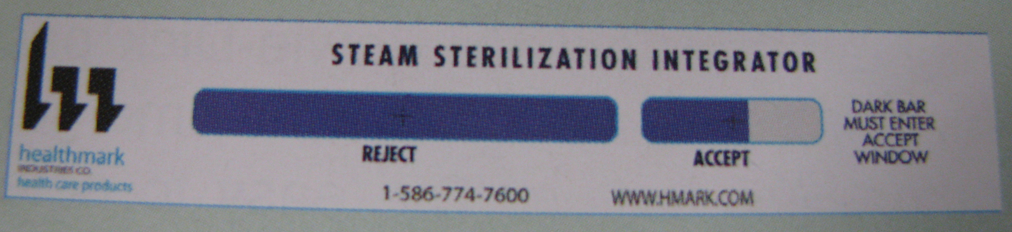 Advanced Bar Style Steam Sterilization Integrator